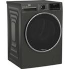BEKO Pro Aquatech B5W5841AG Bluetooth 8 kg 1400 Spin Washing Machine - Graphite, Black,Silver/Grey