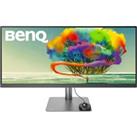 BENQ DesignVue PD3420Q Quad HD 34 IPS LCD Monitor - Dark Grey, Silver/Grey