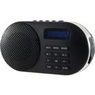 GROOV-E Milan GV-DR05 Portable DAB/FM Bluetooth Radio - Black, Black
