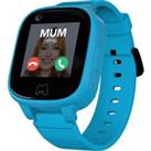 MOOCHIES Connect 4G Kids' Smart Watch - Pale Blue, Blue