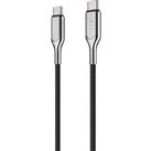 CYGNETT Armoured CY2677PCTYC USB Type-C Cable - 1 m, Black,Silver/Grey