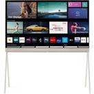 48 LG Objet Collection Pos 48LX1Q6LA Smart 4K Ultra HD HDR OLED TV with Google Assistant & Amazon Alexa - Beige, Cream