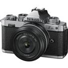 NIKON Z fc Mirrorless Camera with NIKKOR Z 28 mm f/2.8 SE Lens - Silver, Silver/Grey,Black