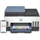 HP Smart Tank 7306 All-in-One Wireless Inkjet Printer, White,Silver/Grey,Blue