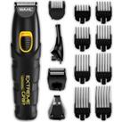 WAHL Extreme Grip 7 in 1 Body Groomer Kit - Black & Yellow, Yellow,Black