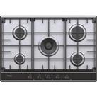 HAIER HAHG74S2X 75 cm Gas Hob - Stainless Steel, Stainless Steel