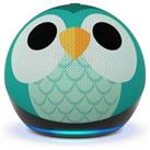 AMAZON Echo Dot Kids (5th Gen) Smart Speaker with Alexa - Owl, Green,Patterned