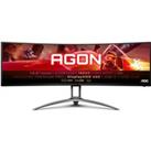 AOC AG493UCX2 Ultra-Wide Quad HD 49 Curved VA LCD Gaming Monitor - Black, Black