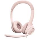 LOGITECH H390 Headset - Rose, Pink