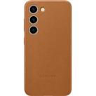 SAMSUNG Galaxy S23 Leather Case - Camel, Brown