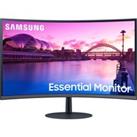 SAMSUNG LS27C390EAUXXU Full HD 27 Curved VA LCD Monitor - Black, Black