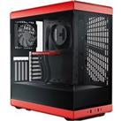 HYTE Y40 ATX Mid-Tower PC Case - Red, Red