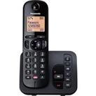 PANASONIC KX-TGC260EB Cordless Phone - Single Handset, Black