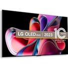 65" LG OLED65G36LA Smart 4K Ultra HD HDR OLED TV with Amazon Alexa, Silver/Grey