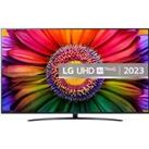 75" LG 75UR81006LJ Smart 4K Ultra HD HDR LED TV with Amazon Alexa, Silver/Grey,Blue