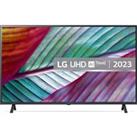 LG 43UR78006LK Smart 4K Ultra HD HDR LED TV, Silver/Grey