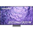 55 SAMSUNG QE55QN700CTXXU Smart 8K HDR Neo QLED TV with Bixby & Alexa, Silver/Grey,Black