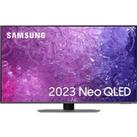 50" SAMSUNG QE50QN90CATXXU Smart 4K Ultra HD HDR Neo QLED TV with Bixby & Alexa, Black
