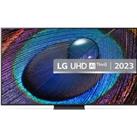 65" LG 65UR91006LA Smart 4K Ultra HD HDR LED TV with Amazon Alexa, Silver/Grey,Blue