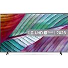 LG 86UR78006LB Smart 4K Ultra HD HDR LED TV, Silver/Grey