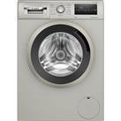 BOSCH Series 4 WAN282X2GB 8 kg 1400 Spin Washing Machine - Silver Inox, Silver/Grey