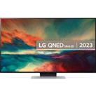 55" LG 55QNED866RE Smart 4K Ultra HD HDR QNED TV with Amazon Alexa, Silver/Grey