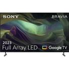 55 SONY BRAVIA KD-55X85LU Smart 4K Ultra HD HDR LED TV with Google Assistant, Silver/Grey,Black