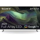 75 SONY BRAVIA KD-75X85LU Smart 4K Ultra HD HDR LED TV with Google Assistant, Silver/Grey,Black