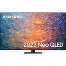 65" SAMSUNG QE65QN95CATXXU Smart 4K Ultra HD HDR Neo QLED TV with Bixby & Alexa, Silver/Gre