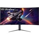 LG UltraGear 45GR95QE-B Quad HD 45" Curved OLED Gaming Monitor - Black, Black