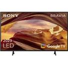 50" SONY BRAVIA KD-50X75WLPU Smart 4K Ultra HD HDR LED TV with Google TV & Assistant, Silve
