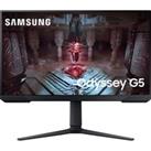 SAMSUNG Odyssey G5 LS32CG510EUXXU Quad HD 32 VA LCD Gaming Monitor - Black, Black