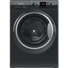 HOTPOINT NSWM 945C BS UK N 9 kg 1400 Spin Washing Machine - Black, Black
