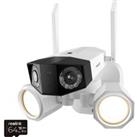 REOLINK Duo Floodlight 2-lens 4K 1728p WiFi Security Camera - White, White