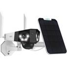 REOLINK Duo 2-lens 4K 1296p WiFi Security Camera with Solar Panel - White, White