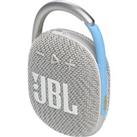 JBL Clip 4 Eco Portable Bluetooth Speaker - White, White