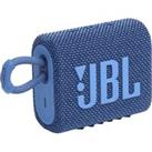 JBL Go 3 Eco Portable Bluetooth Speaker - Blue, Blue