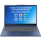 LENOVO IdeaPad 1 14 Laptop - IntelCeleron, 128 GB SSD, Blue, Blue