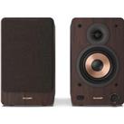 SHARP CP-SS30 Bluetooth Speaker - Brown, Brown
