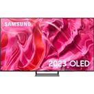 77" SAMSUNG QE77S92CATXXU Smart 4K Ultra HD HDR OLED TV with Bixby & Amazon Alexa, Silver/G