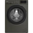 GRUNDIG GW75841TG WiFi-enabled 8 kg 1400 rpm Washing Machine - Graphite, Silver/Grey
