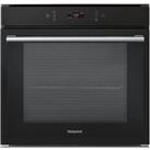 HOTPOINT Multiflow SI6 871 SP BL Electric Pyrolytic Oven - Black, Black