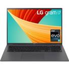 LG gram 17 17Z90R-K.AA79A1 17 Laptop - IntelCore? i7, 1 TB SSD, Dark Grey, Silver/Grey