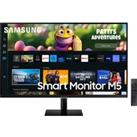32 SAMSUNG LS32CM500EUXXU Smart Full HD HDR LED TV - Black, Black