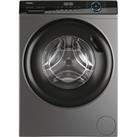 HAIER i-Pro Series 3 HWD100-B14939S8 10 kg Washer Dryer - Graphite, Silver/Grey