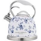 Laura Ashley VQSBNK057LACR Traditional Stovetop Kettle - White