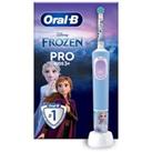ORAL B Vitality Pro Kids Electric Toothbrush - Disney Frozen, White,Blue