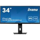 IIYAMA ProLite XUB3493WQSU-B5 Wide Quad HD 34 IPS LCD Monitor - Black, Black