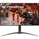 ACER Predator X27Ubmiipruzx Quad HD 27" OLED Gaming Monitor, Black