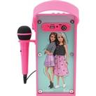 LEXIBOOK BTP180BBZ Bluetooth Karaoke System - Barbie, Pink